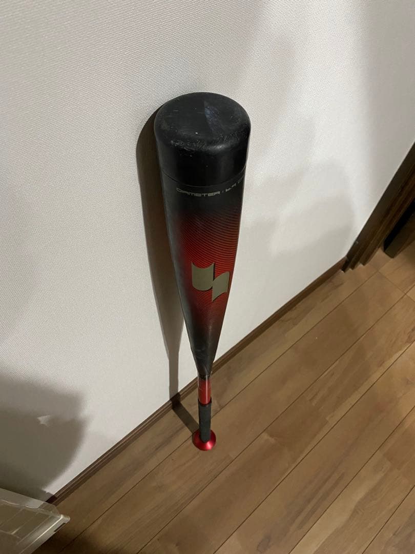 軟式バット mm23 83cm 700g トップバランス　黒赤 グラデーション