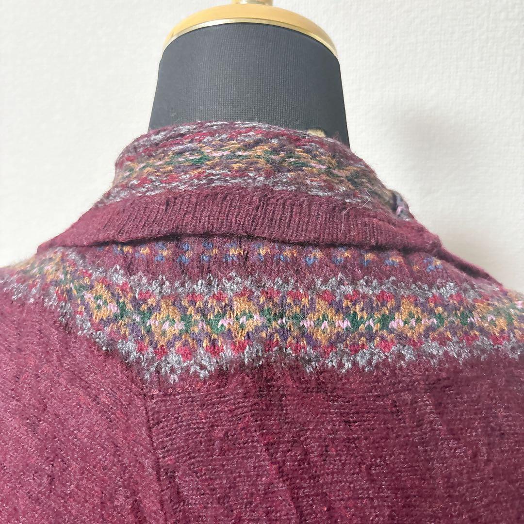 RALPH LAUREN ラルフローレン S/M カーディガン カシミヤ ウール