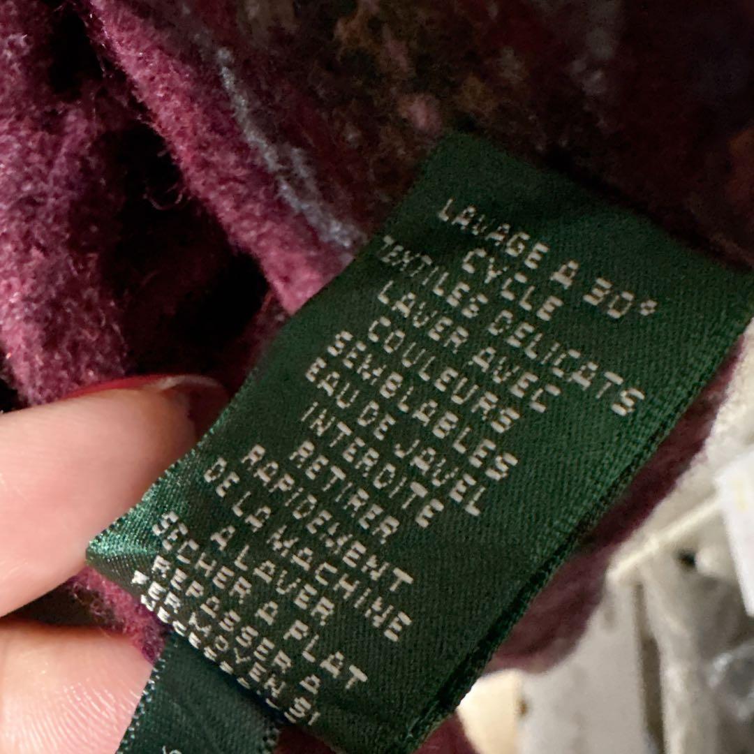 RALPH LAUREN ラルフローレン S/M カーディガン カシミヤ ウール