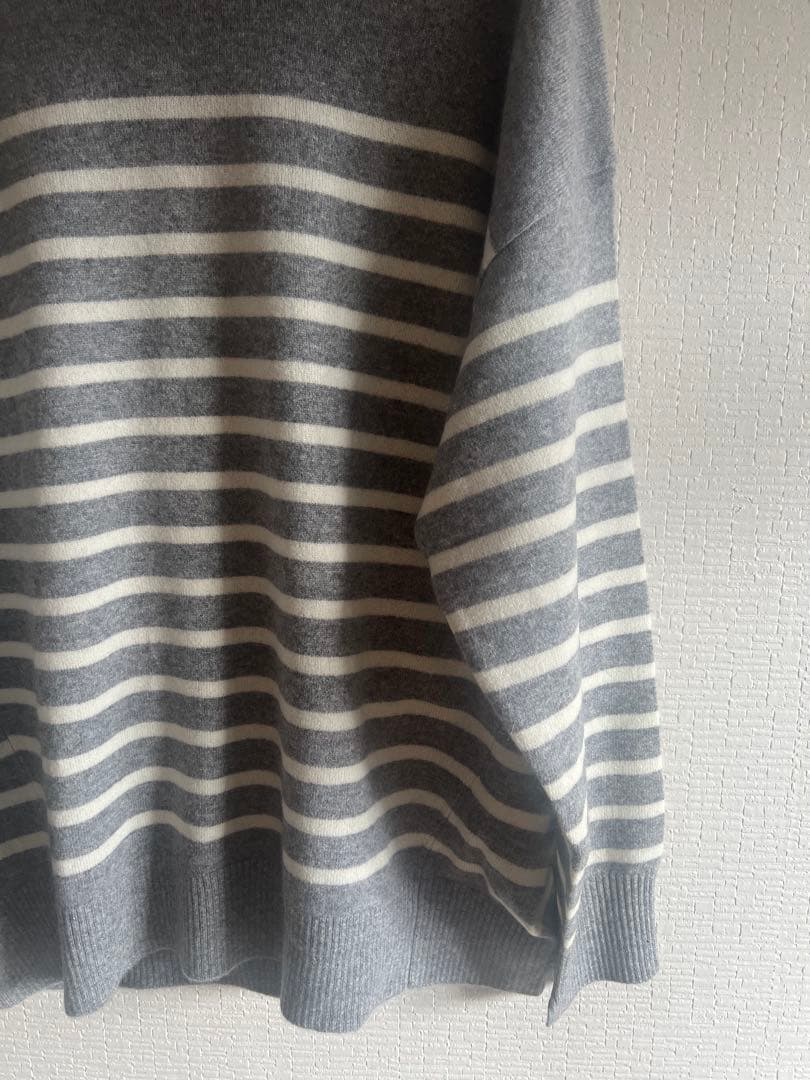 23区　ピュアカシミヤタートルネック ニット