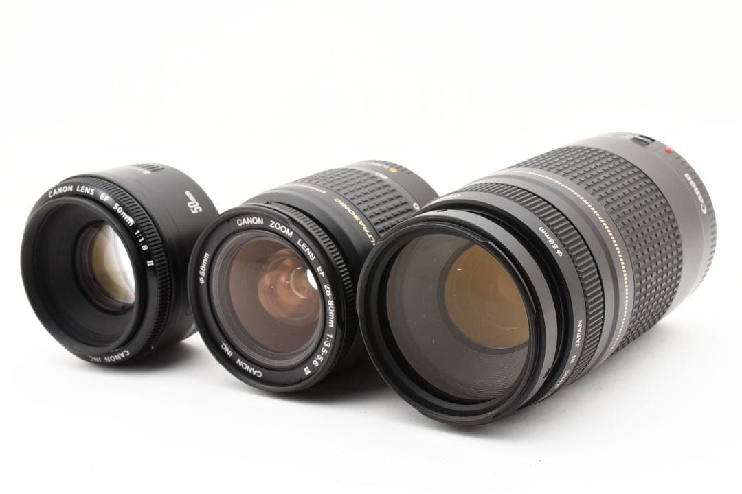 保証付☆Canon EOS 5D Mark IV標準&望遠&単焦点レンズセット