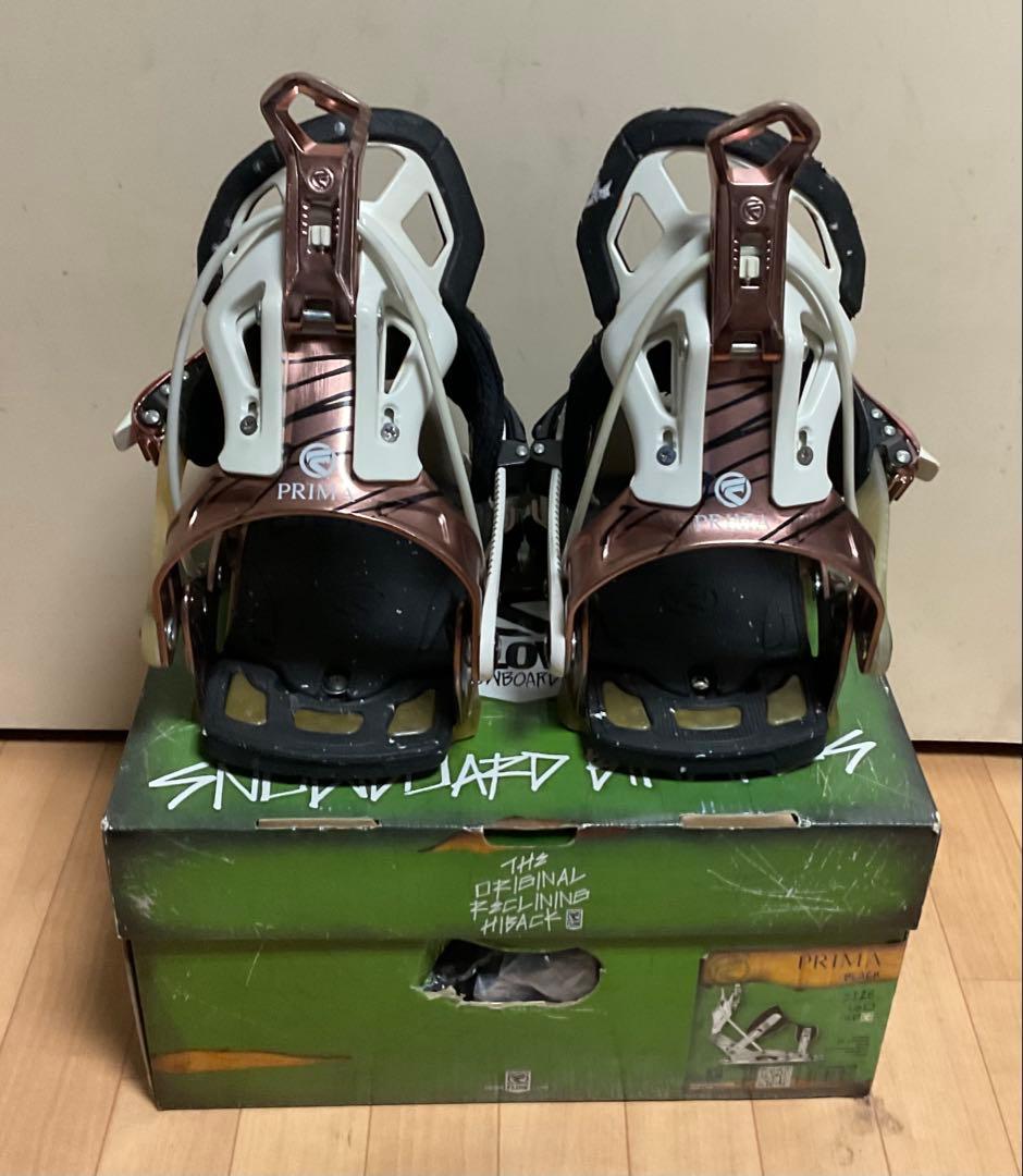 FLOW PRIMA ビンディング Mサイズ　ブラック/ピンクゴールド/ホワイト