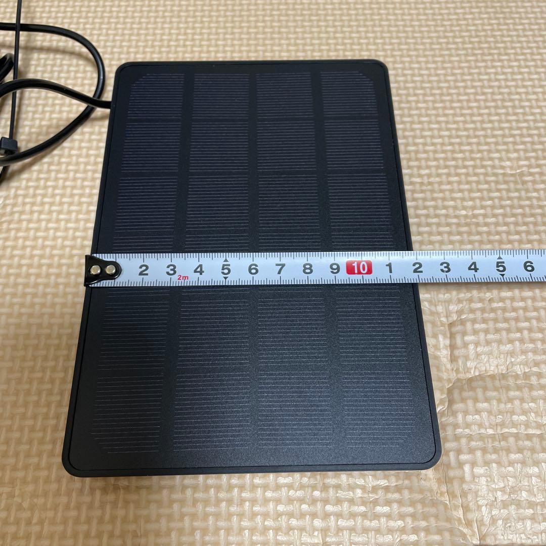 XEGA 防犯カメラ ソーラーパネル 黒 360°防犯カメラ 1台