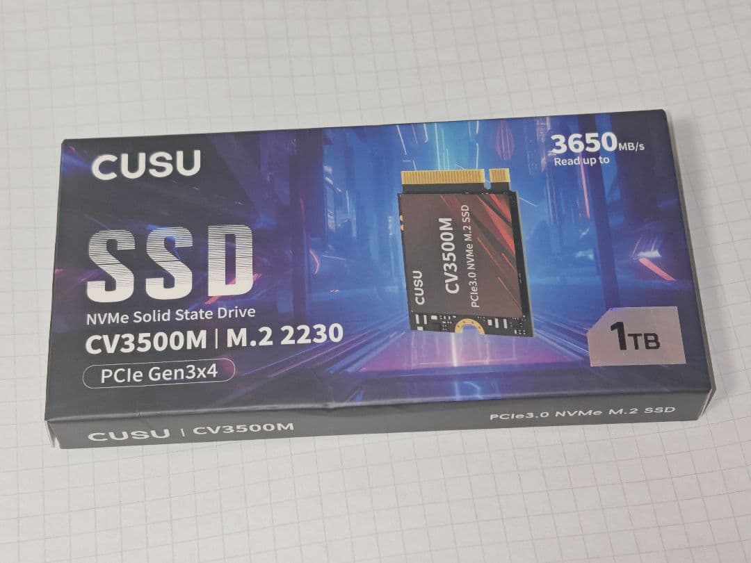 内蔵型SSD CUSU CV3500M 1TB NVMe SSD M.2 2230
