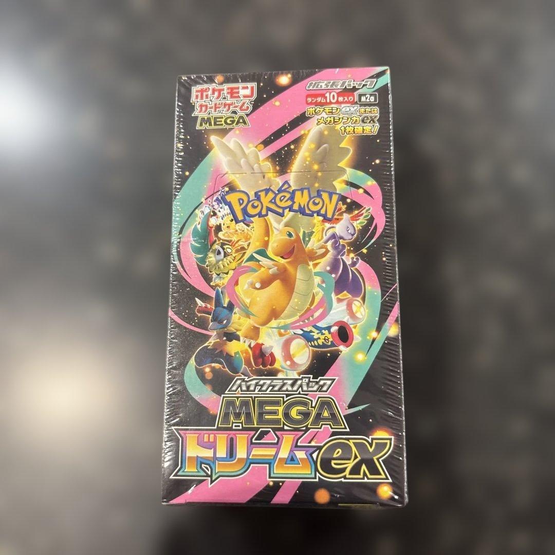 ポケモンカード　MEGA ドリームex 1BOXシュリンク付です。