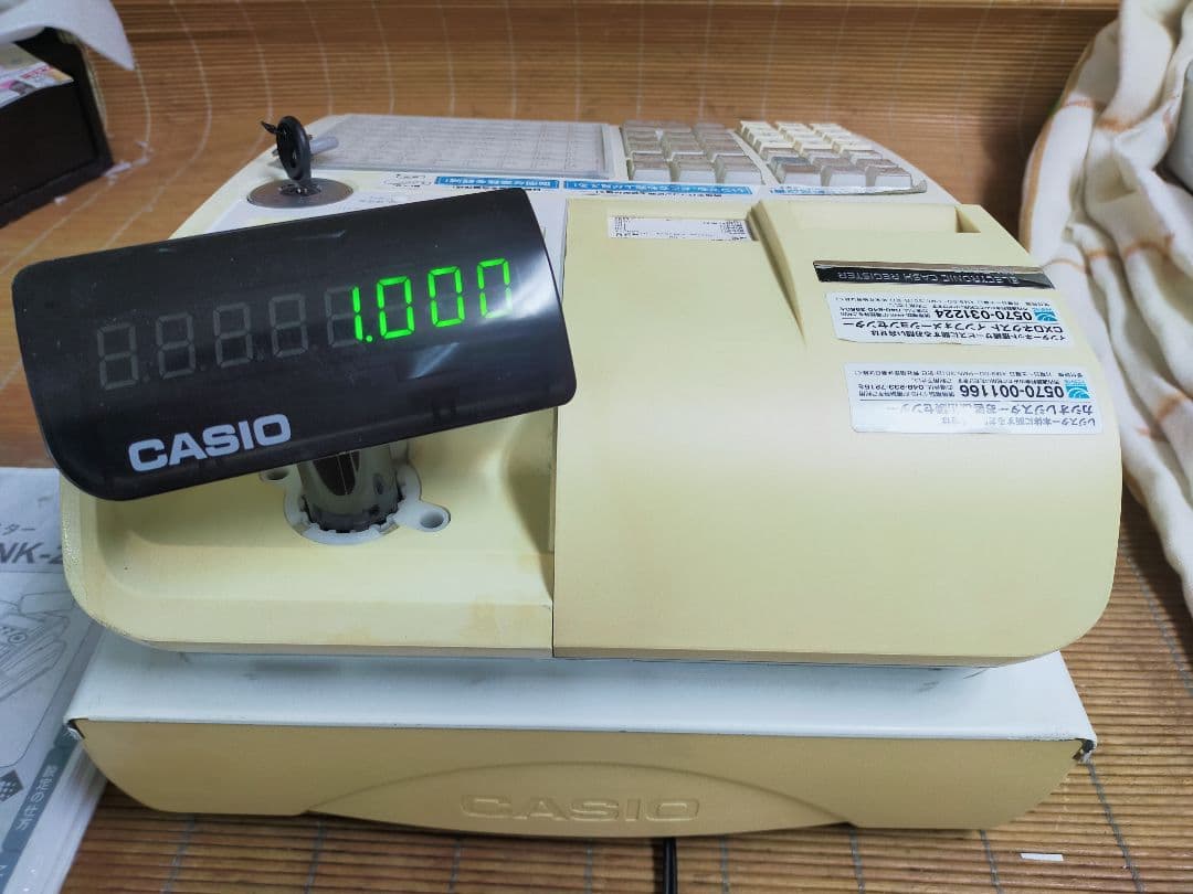 カシオレジスター　TK-2600/NK2000　設定無料　高性能　001900