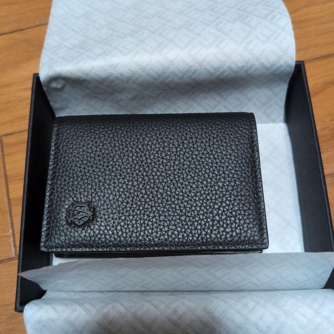 dunhill　新品　黒いレザー名刺入れ