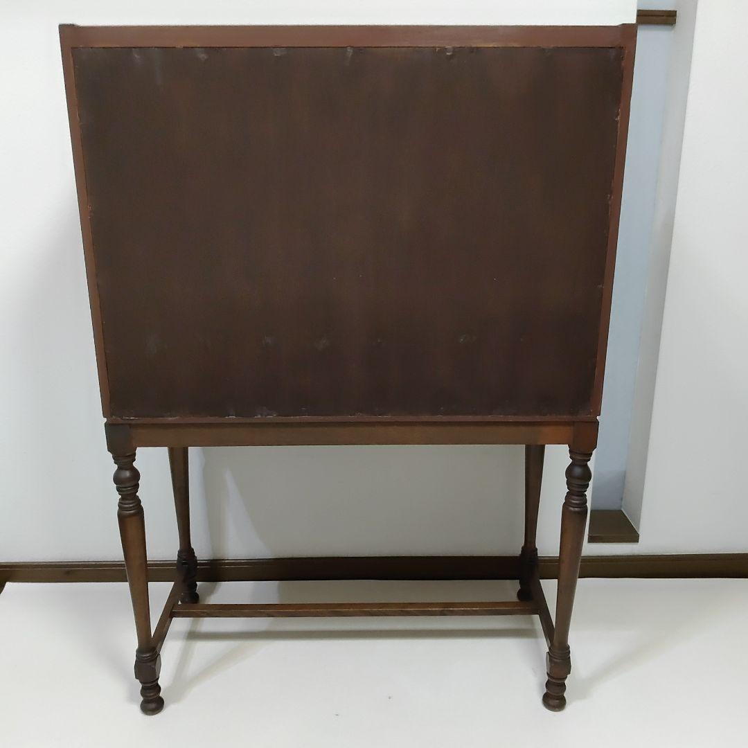 希少 神戸洋家具 メープル不二屋 ライティングビューロー マホガニー デスク