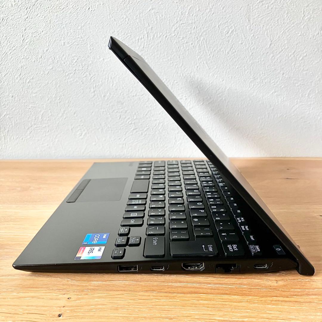 バッテリー良好/16G/VAIO/i7/SSD/Win11/黒/ノートパソコン