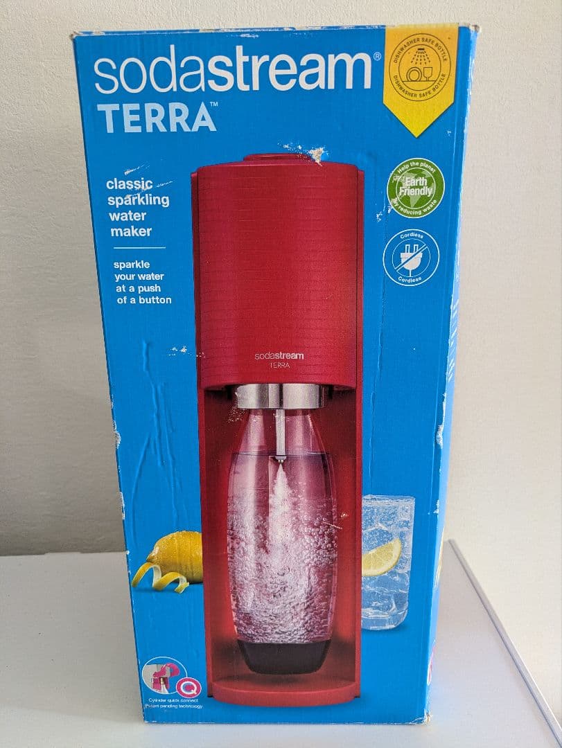 sodastream TERRA 炭酸水メーカー レッド 送料無料
