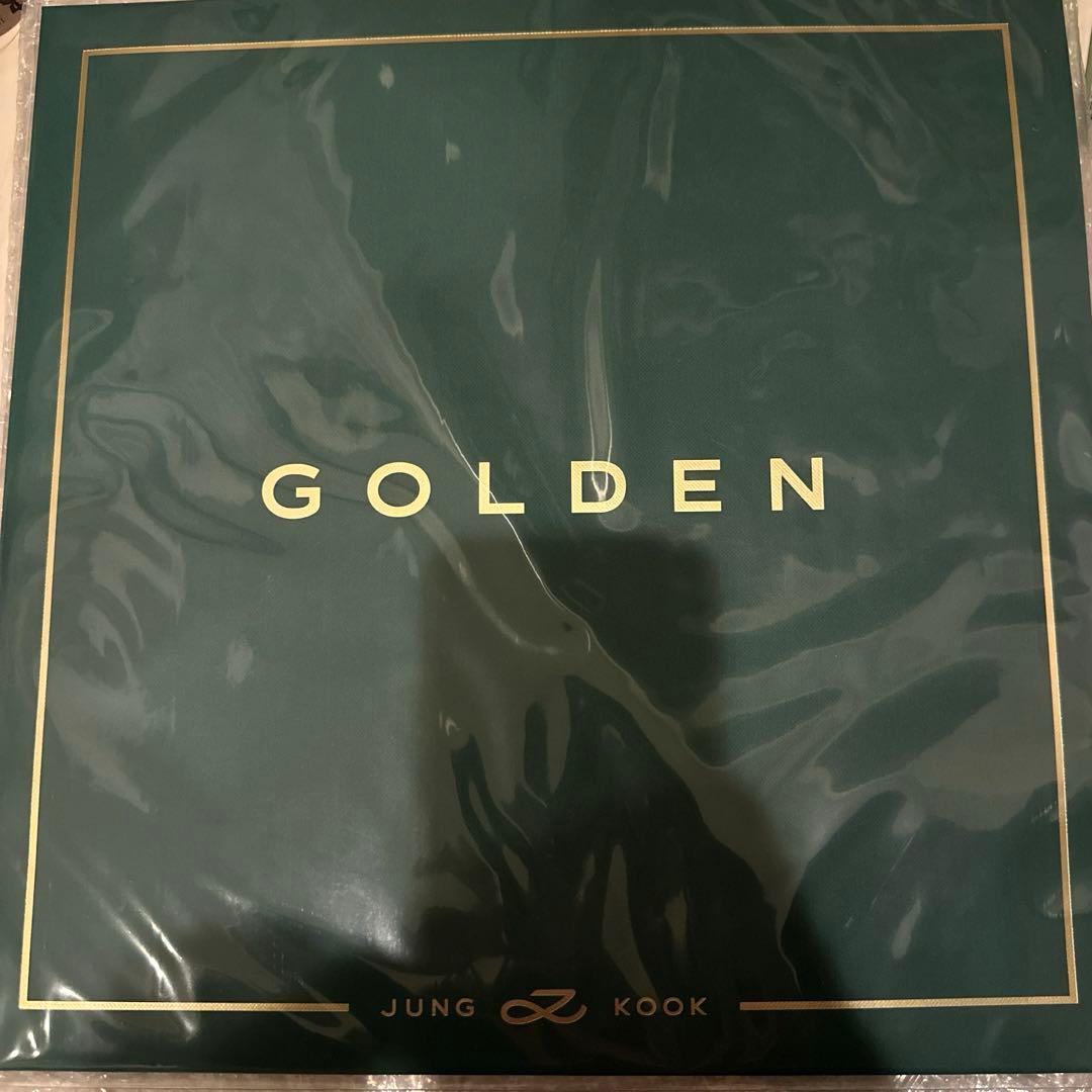 BTSジョングクGOLDEN LP レコード　jungkook