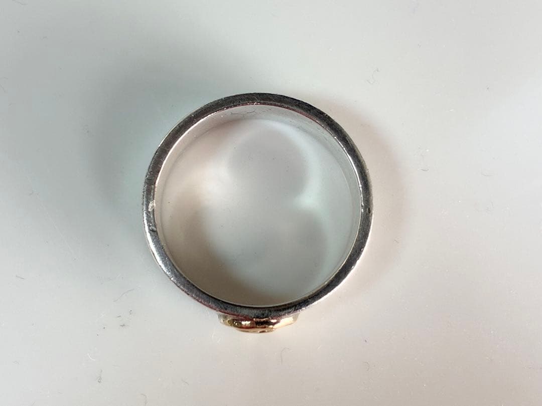 goro's ゴローズ 平打ちリング イーグル シルバーゴールド リング