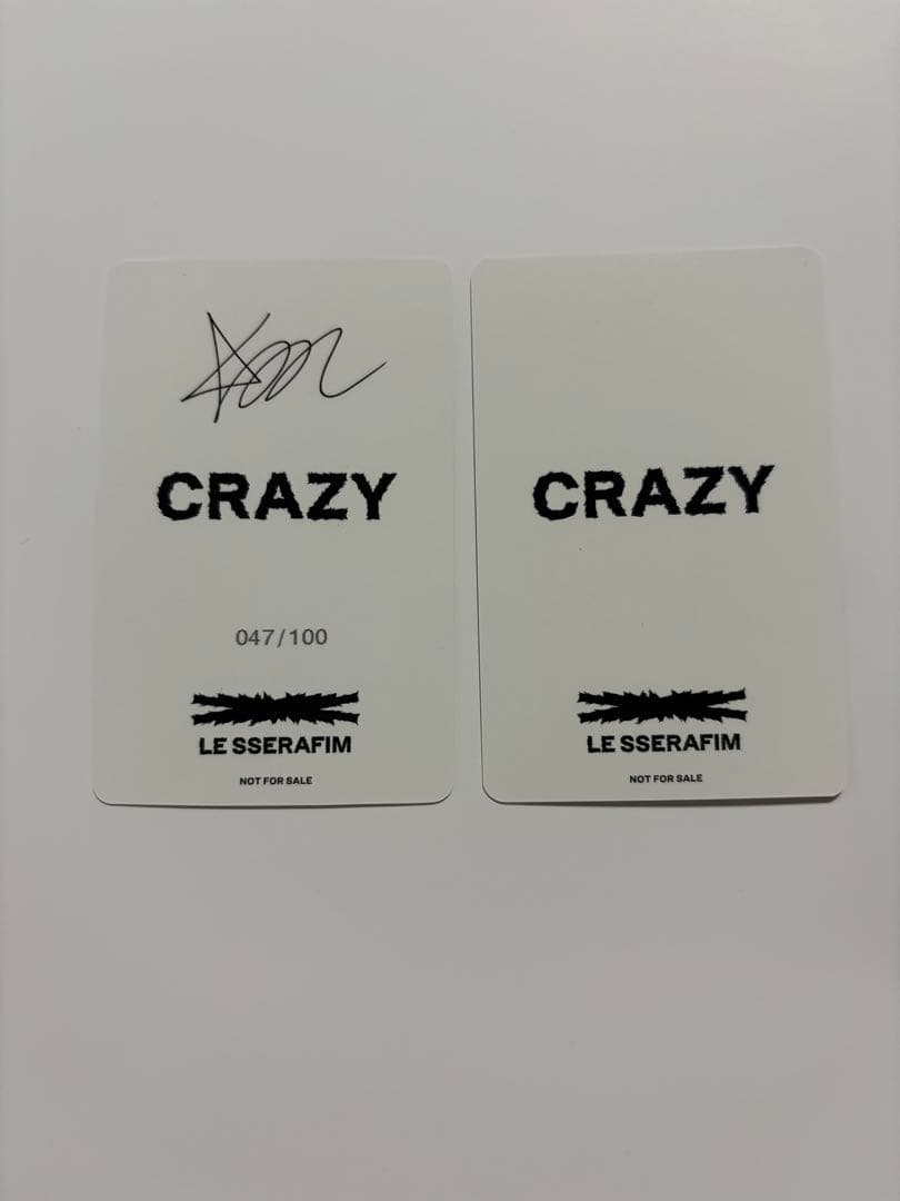 LESSERAFIMルセラCRAZY ユニバ 当選 ラキドロ チェウォン　トレカ