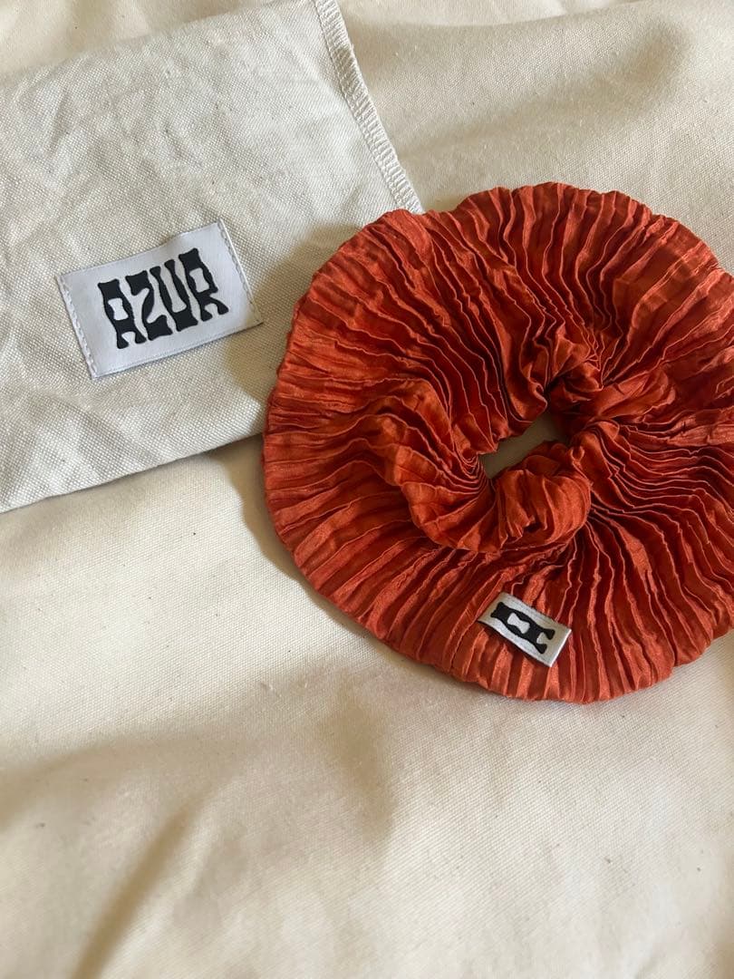 AZUR シルクシュシュ　ヘアゴム