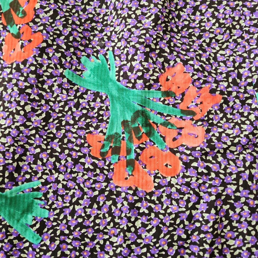 ビュルデサボン　Super hanahanaプリントスカート