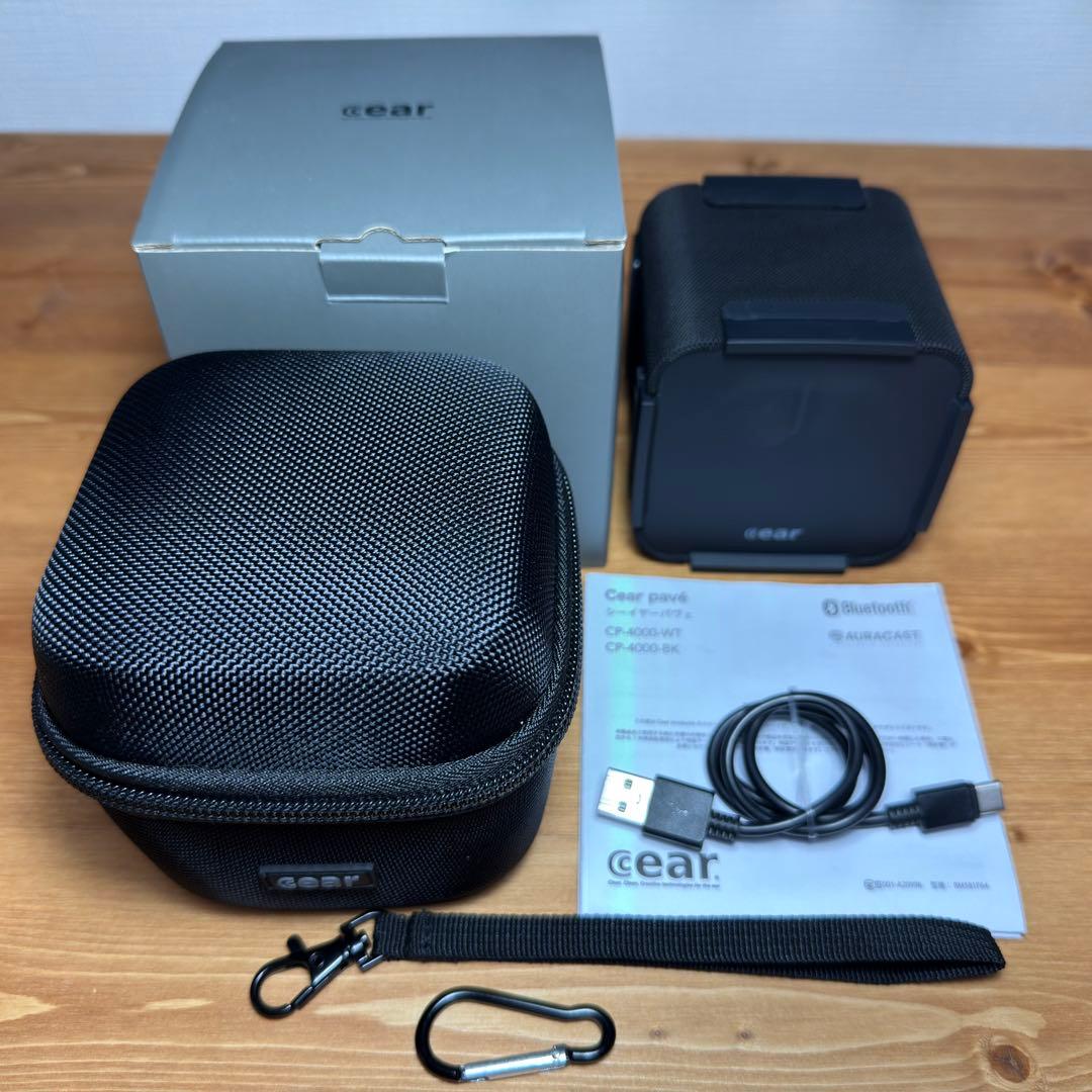 美品 ☆ シーイヤーパヴェ Cear pave ブラック