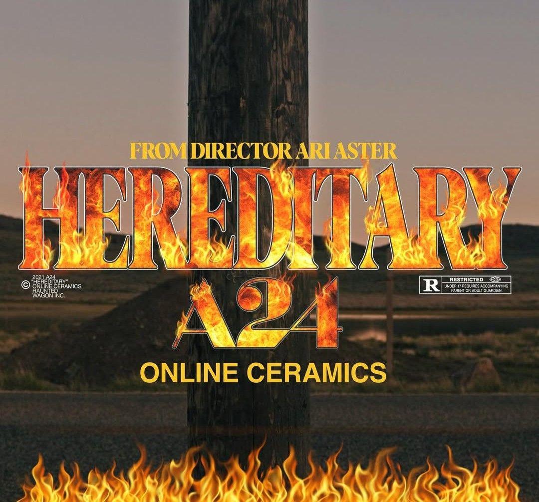 e*1様 A24 × Online Ceramics　ヘレディタリー　映画　パー