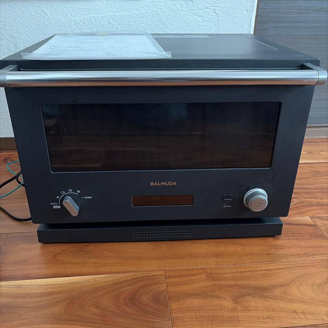 【ジャンク】BALMUDA The Range K04A-BK オーブンレンジ
