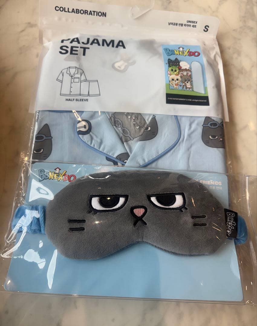 テサン　パジャマ　Sサイズ　アイマスク　ボネクド　ハンテップン　SPAO