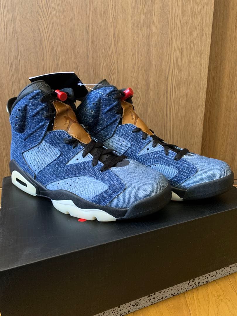 シューズ(男性用) Nike Air Jordan 6 Retro Washed Denim
