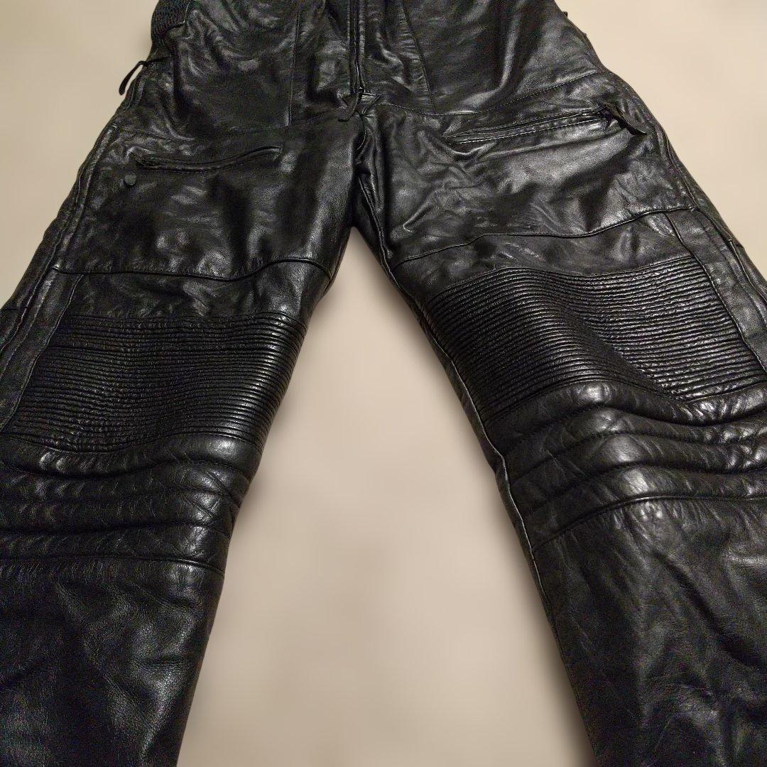 90年代 レザーオーバーオール