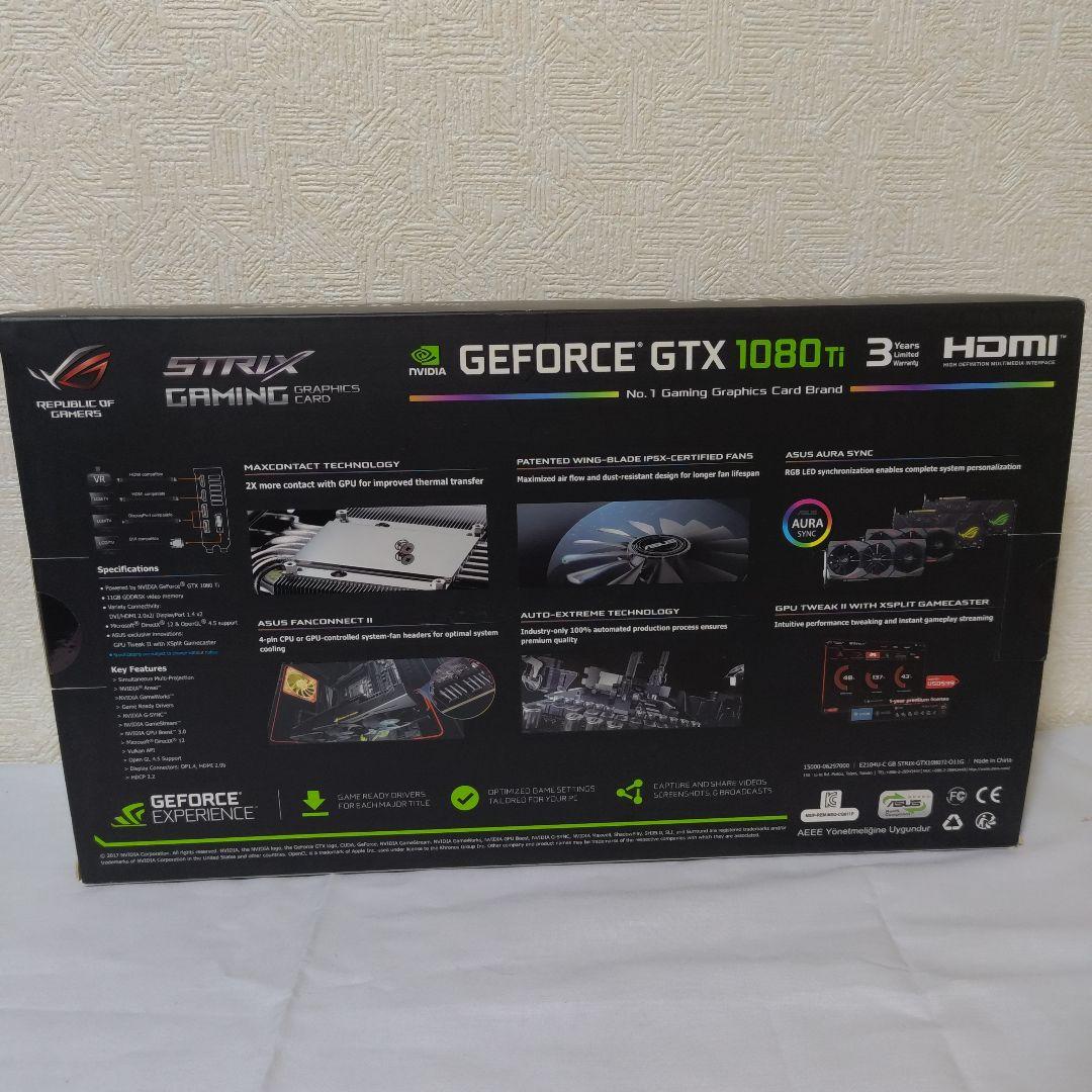グラフィックボード・グラボ・ビデオカード ASUS GeForce GTX 1080 Ti OC