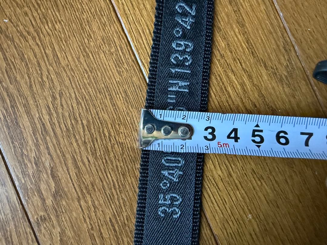 WTAPS WEBBING BELT NYPO ベルト ブラック