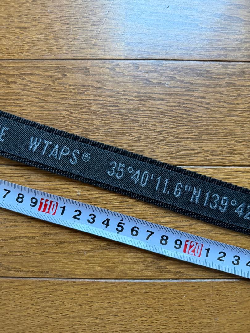 WTAPS WEBBING BELT NYPO ベルト ブラック