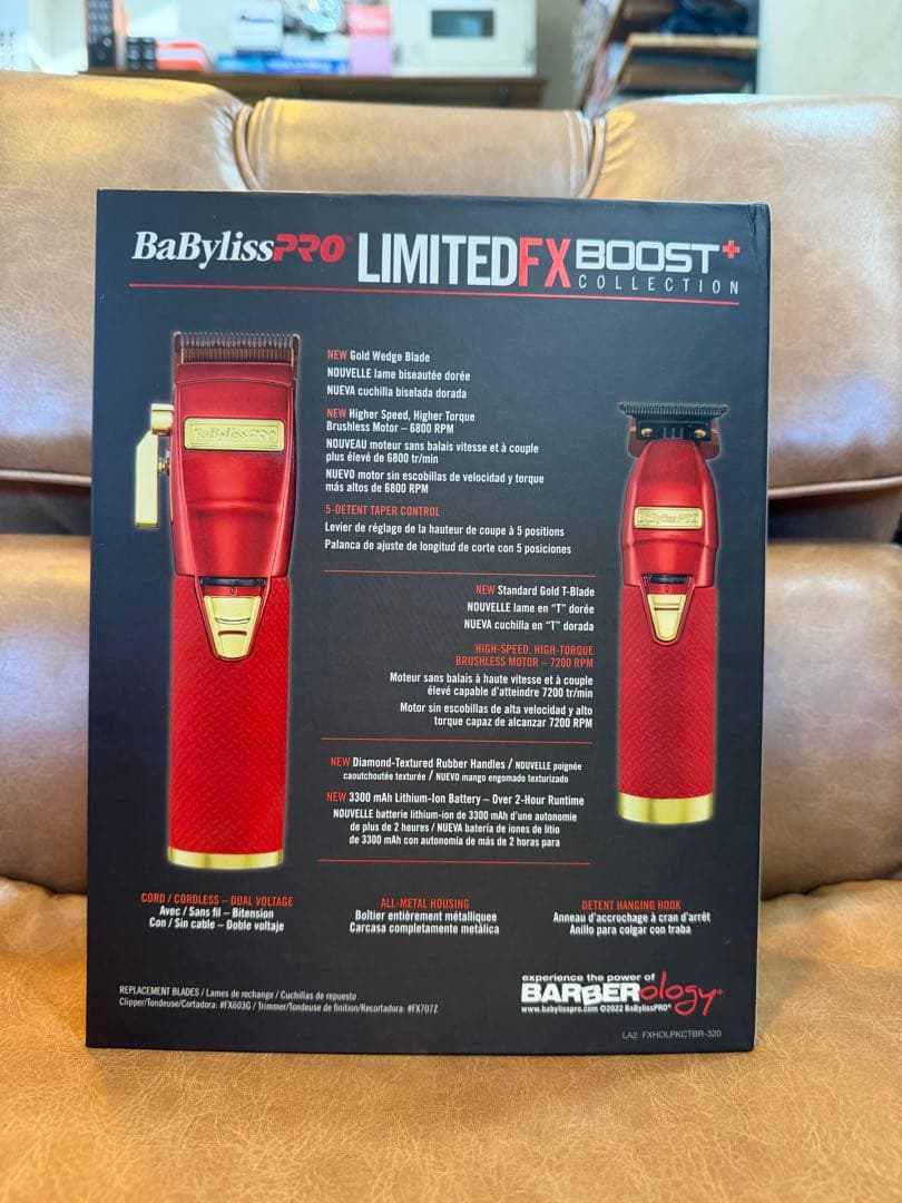 BaBylissPRO LIMITED FX BOOST+ レッド