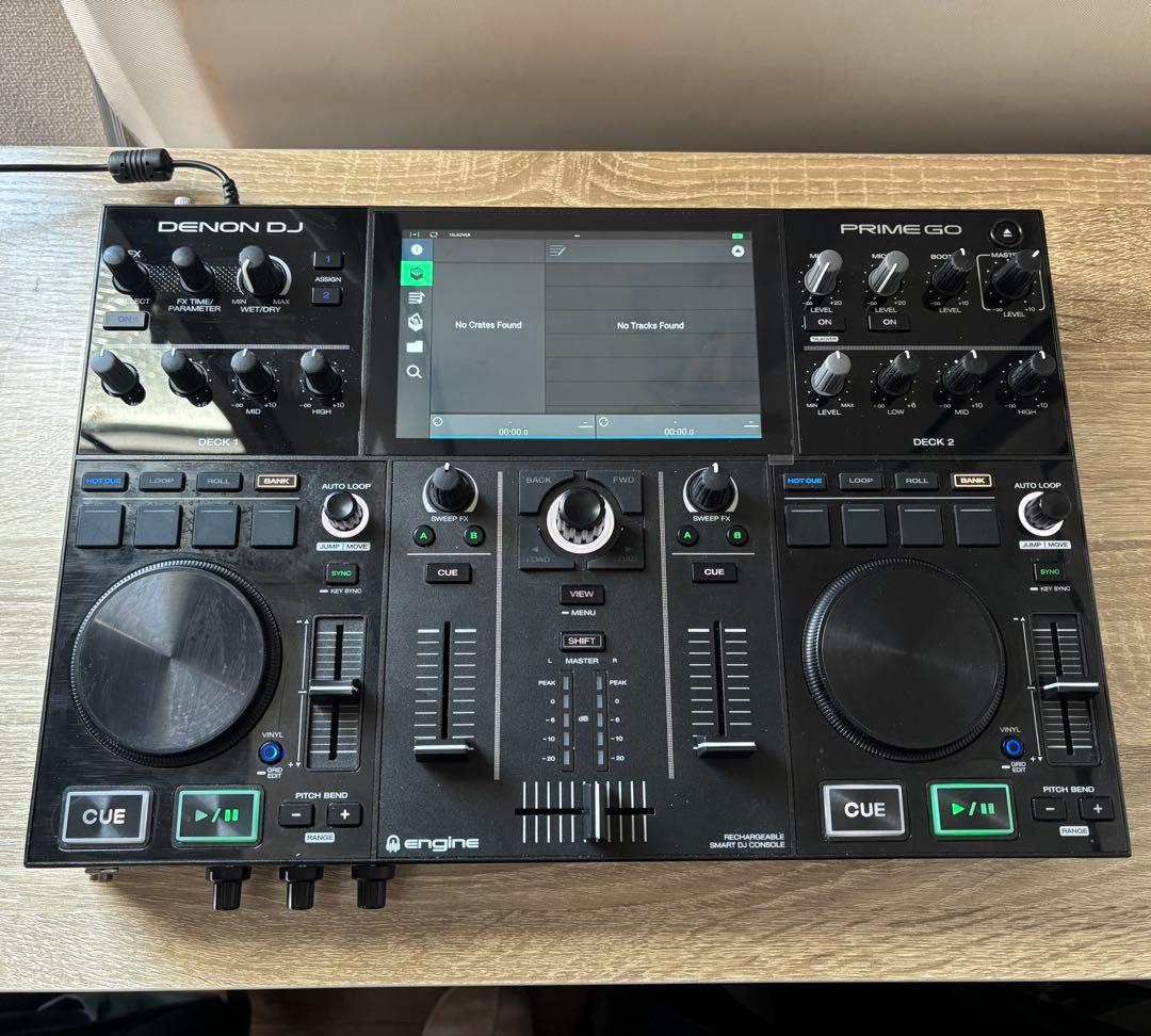 DENON DJ PRIME GO ポータブルDJ機材 本体中古