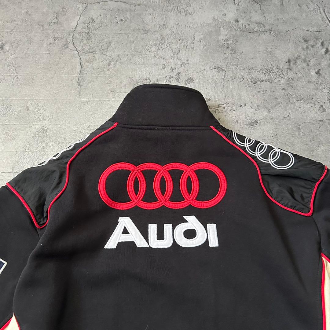 Audi レーシングジャケット 3XL 刺繍入り オーバーサイズ