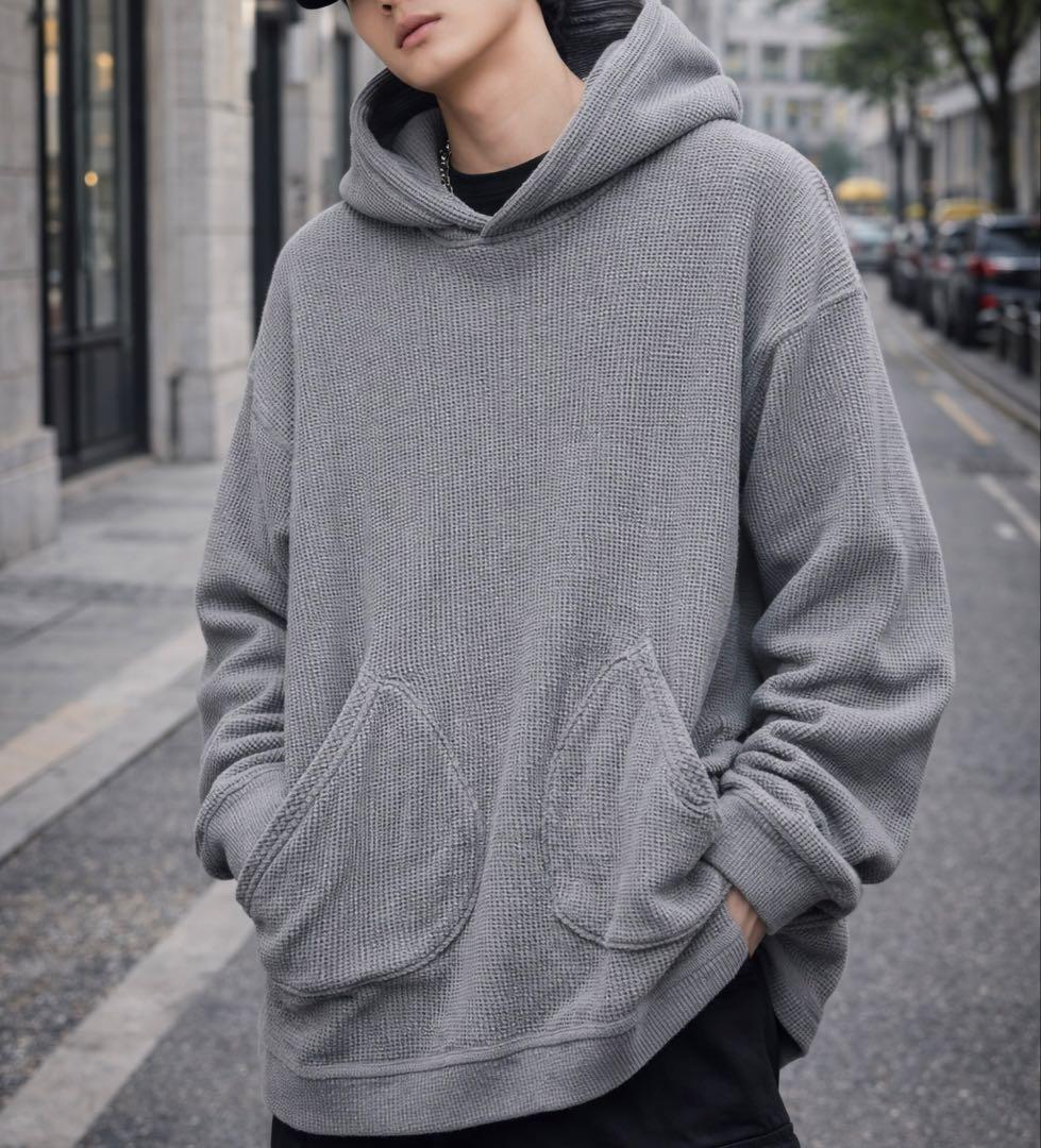 希少！ FULL COUNT ×６６別注 ヘビーウェイトワッフルパーカー 40