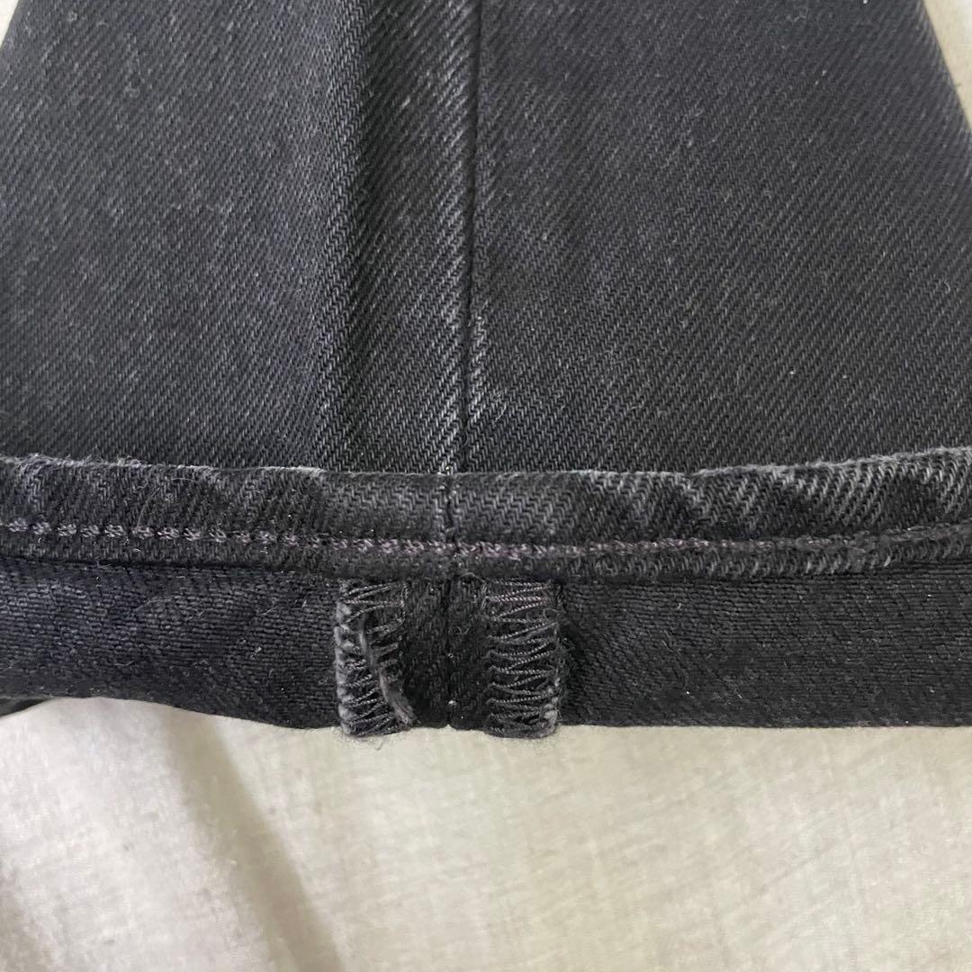 【美品】リーバイス エディフィス 別注 517 ブラックW32 フレアパンツ