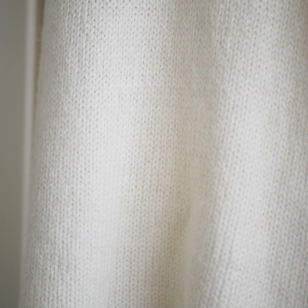 SEEALL ラマ ロールアップスリーブ ニット