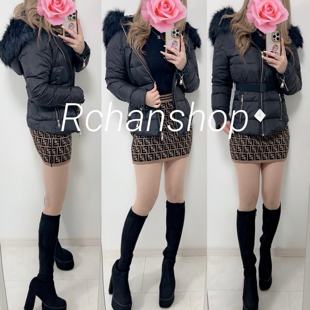 ♡ZARA♡フードファー付きダウンジャケット　ジェイダ　リゼクシー　ムルーア好