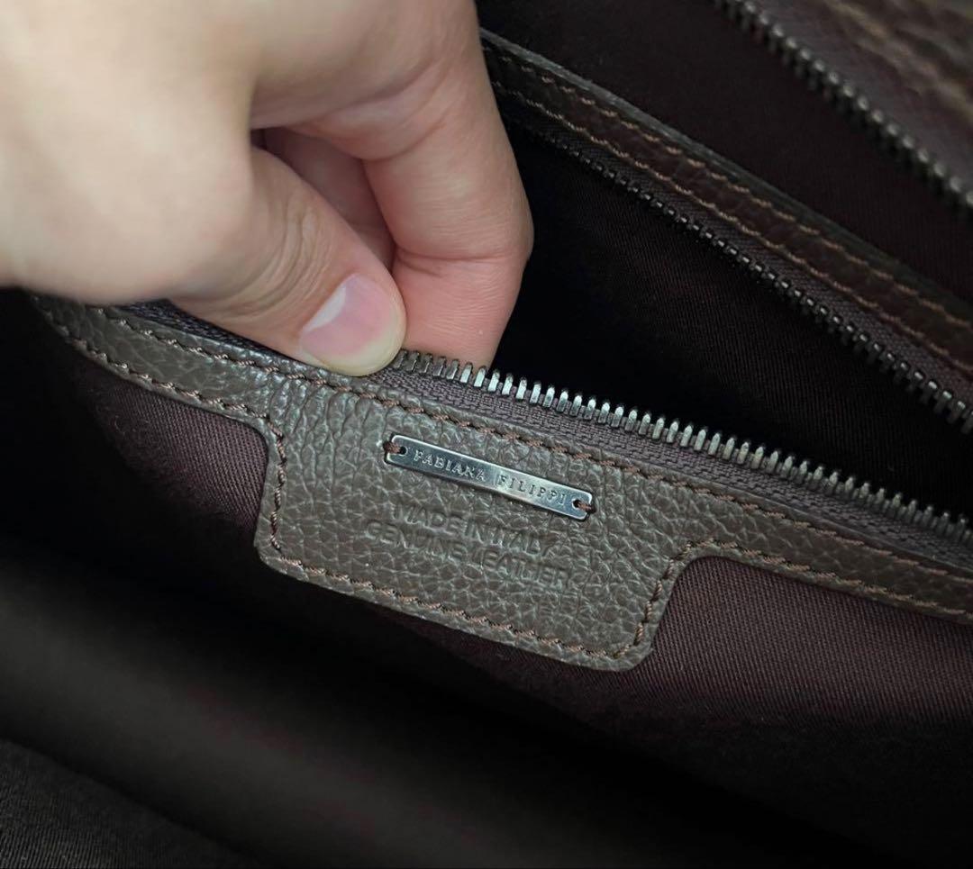 美品 ファビアナフィリッピ モニーレ 2way ハンドバッグ ショルダー A4