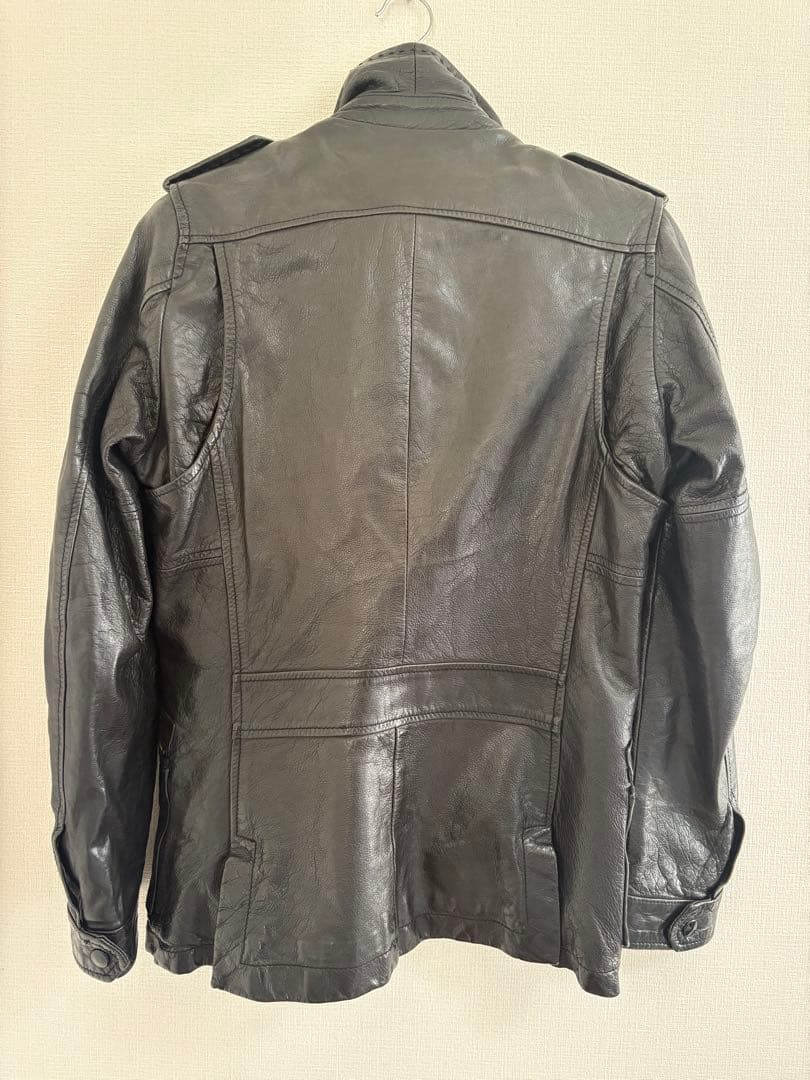 DIESEL DENIM GALLERY鹿革レザージャケットディアスキンブラック