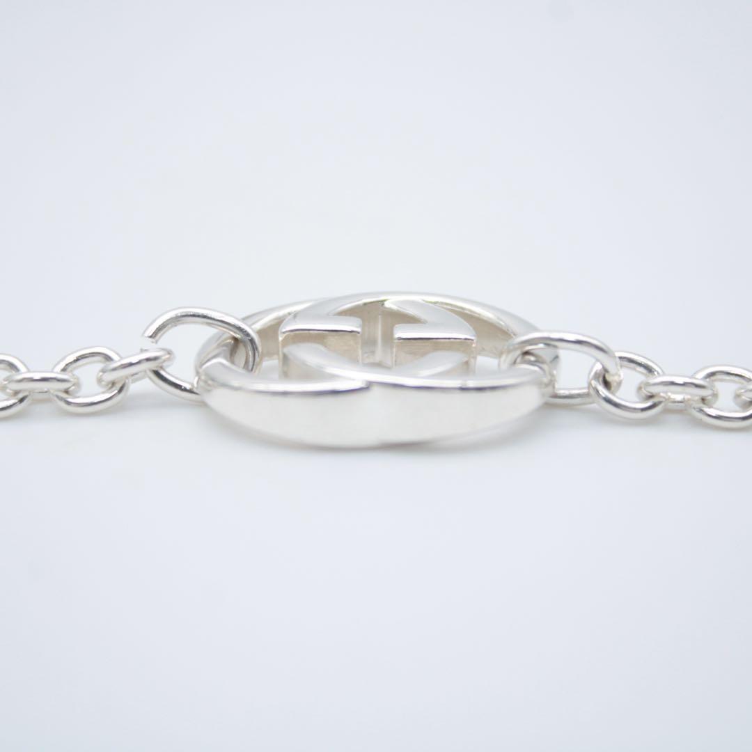 GUCCI グッチ インターロッキングG ネックレス GG シルバー Ag925