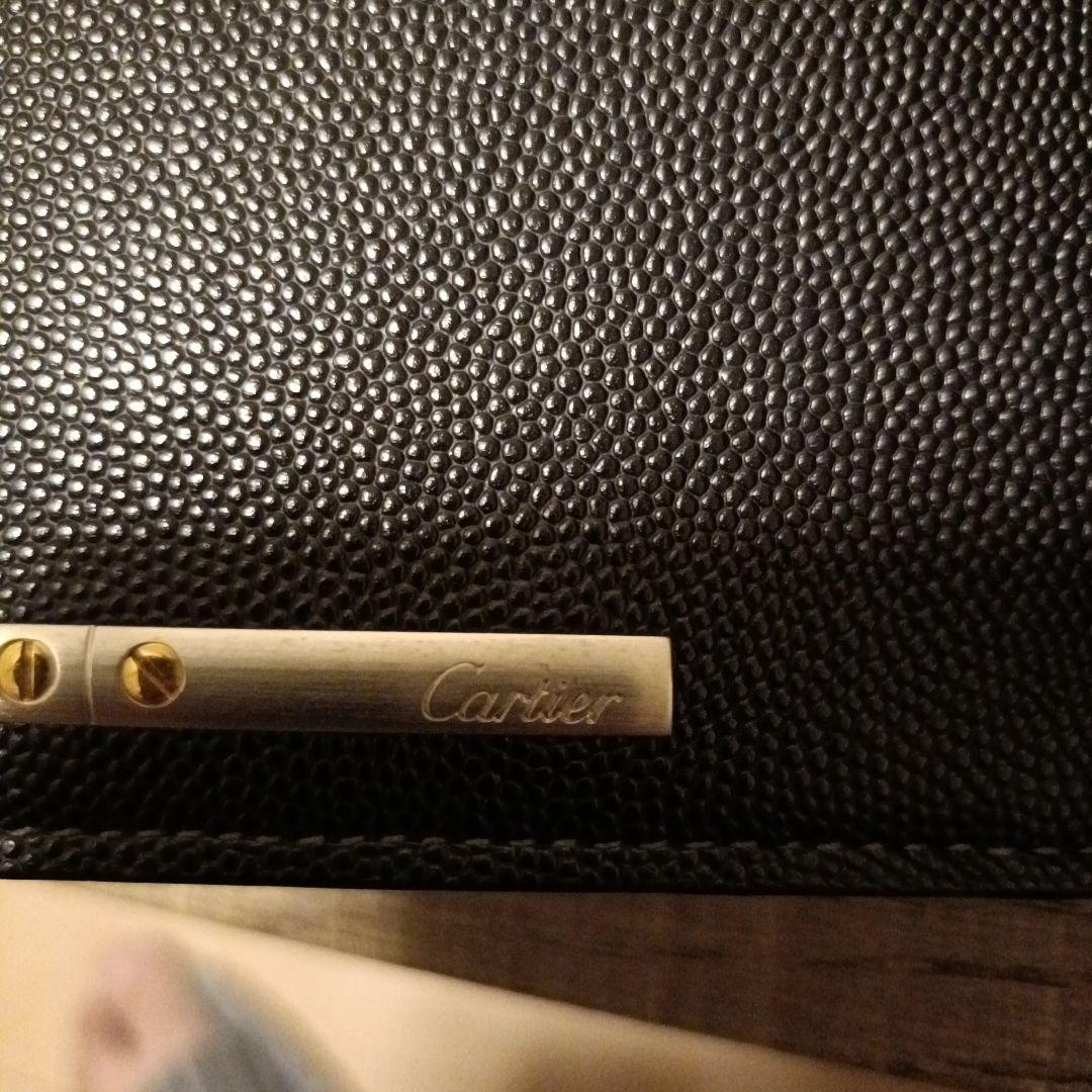 商品番号：24　Cartier ブラック レザー 長財布