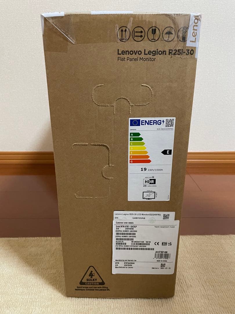 新品未開封 Lenovo Legion R25i-30 フラットパネルモニター