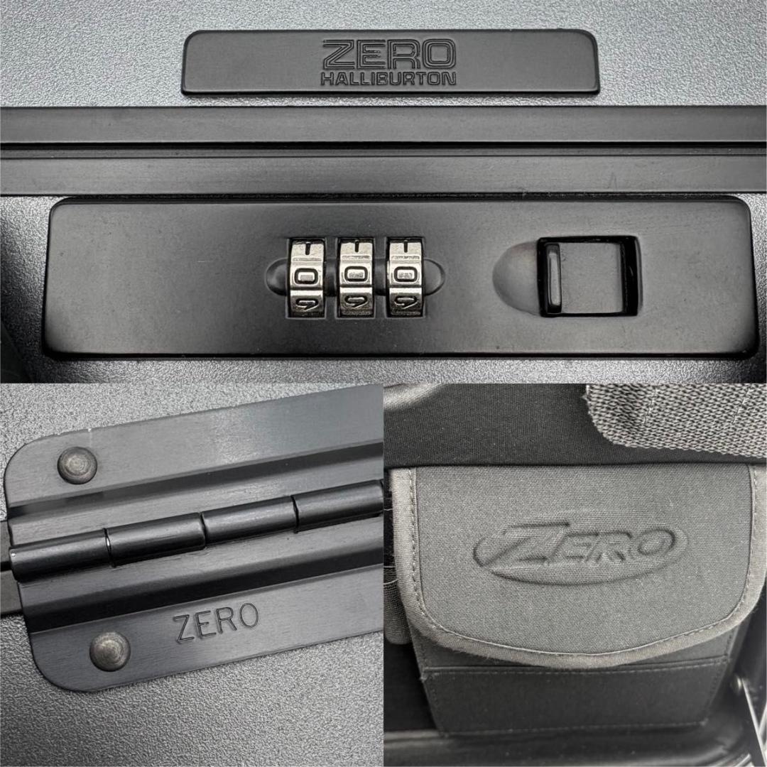 美品 ゼロハリバートン アタッシュケース 2way ビジネス ガンメタ　グレー