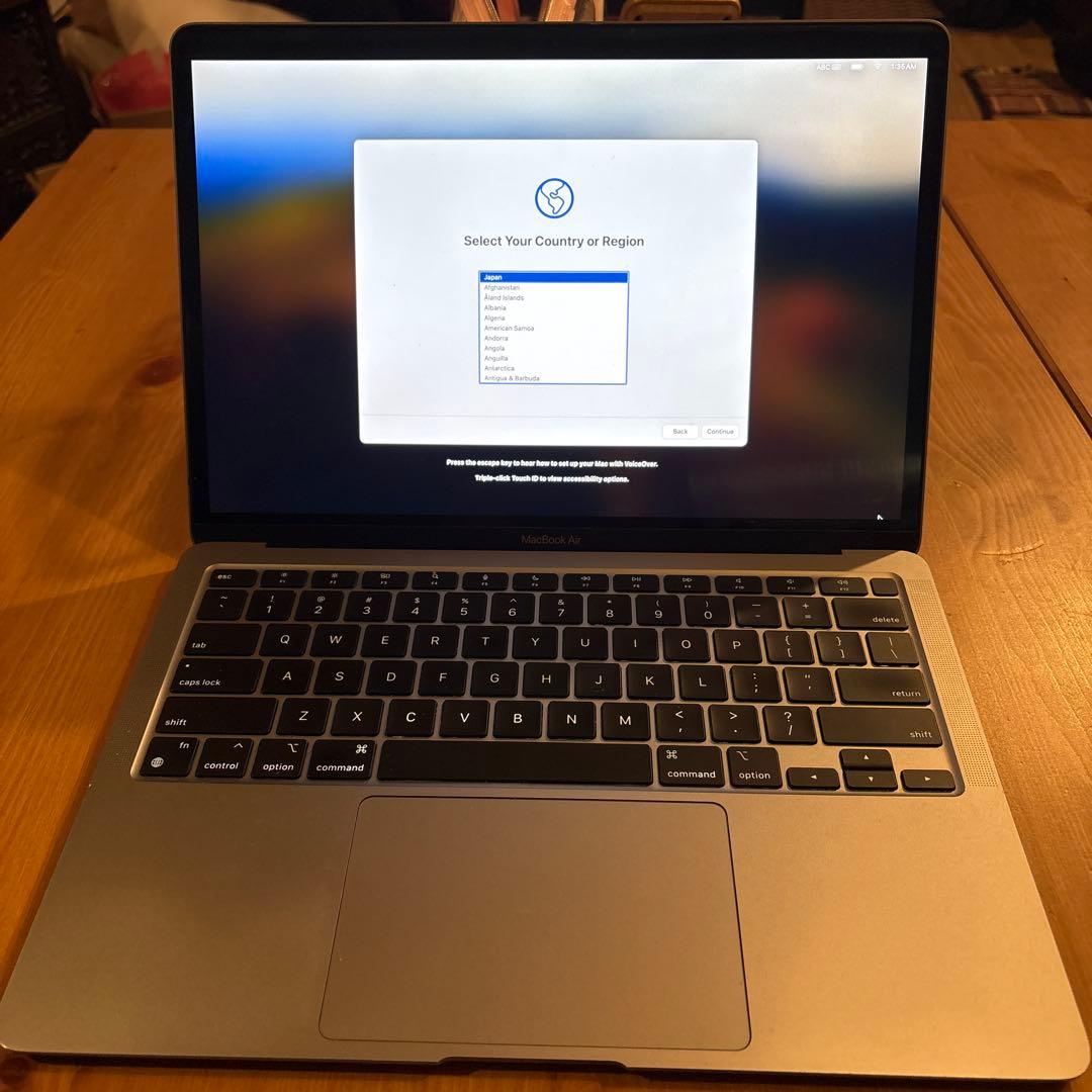 MacBook Air 2020 M1 8GB/256GB 充電器付