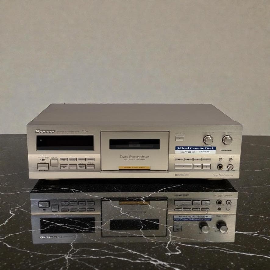 優良動作品・録音動作確認済◆パイオニア 3ヘッドシングルカセットデッキ T-D7