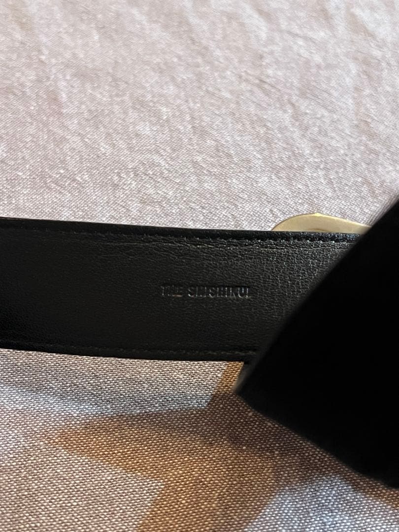 販売終了品！theshishikui シシクイ スエード ベルト 黒Mサイズ