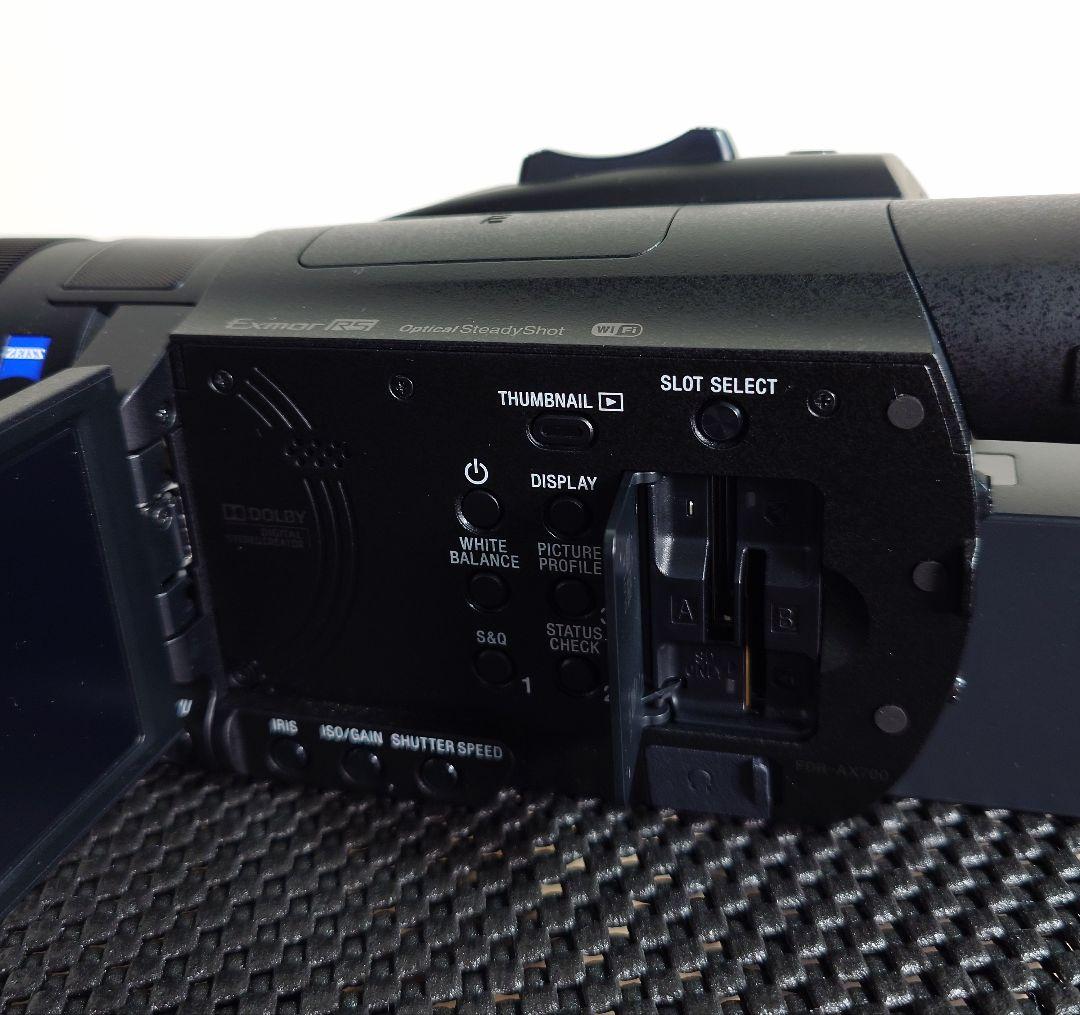 SONY FDR-AX700 4Kビデオカメラ 【超美品】 通電時間4×10H