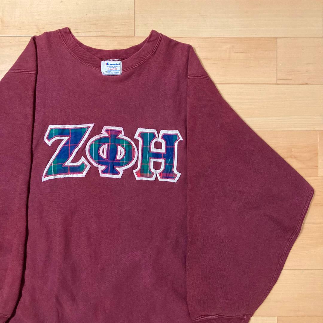 80s トリコタグ チャンピオン リバースウィーブ カレッジロゴ フラタニティ