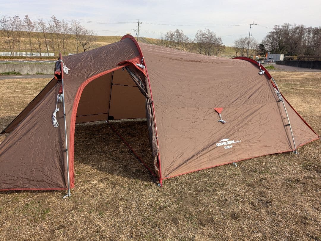 【美品】Soomloom　林間4P　トンネル2ルームテント