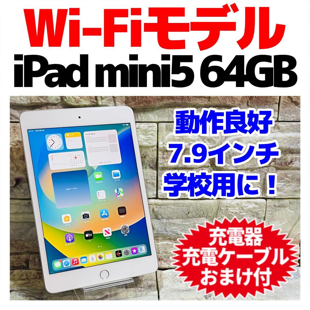 Wi-Fi iPad mini第5世代 本体 64GB シルバー 電池良好