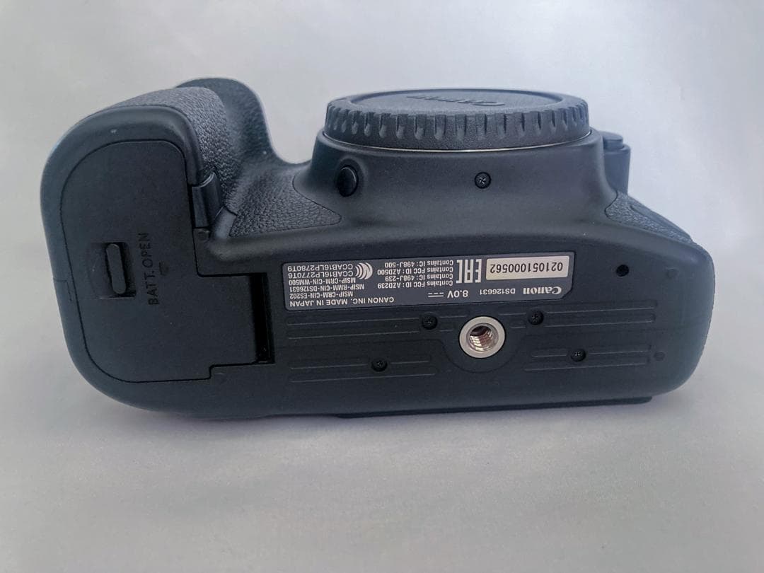 Canon EOS 6D Mark II 本体と付属品