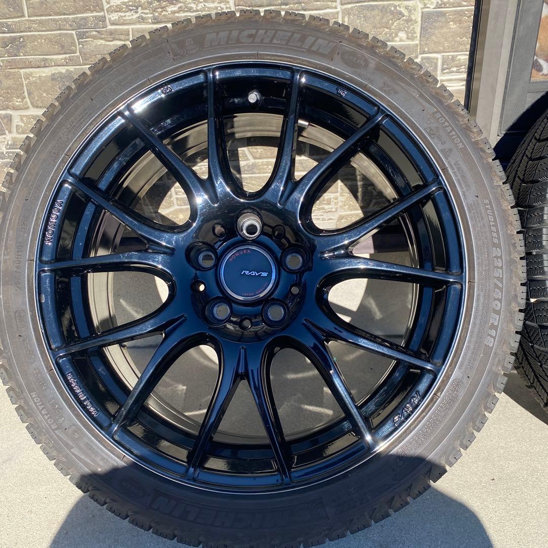 ち*そ様 レイズ　ホムラ　18インチ　4本セットスタッドレス